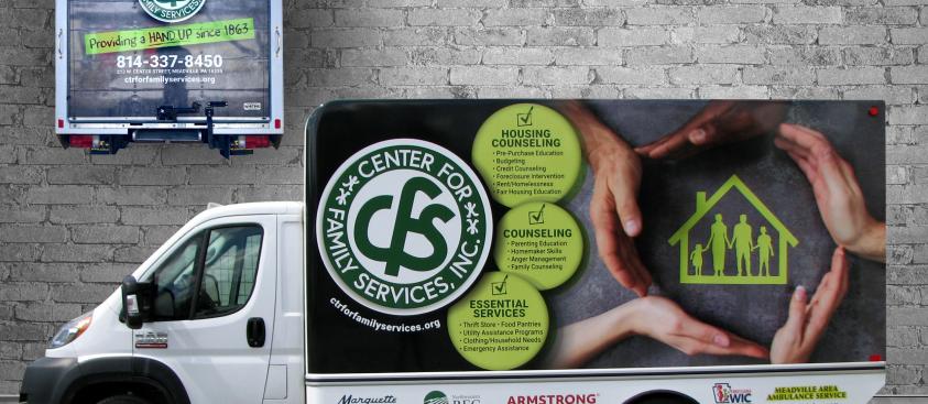Center for Family Services, Inc. – Truck Wrap