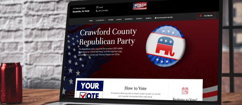 Crawford County Republican Party – Web Design