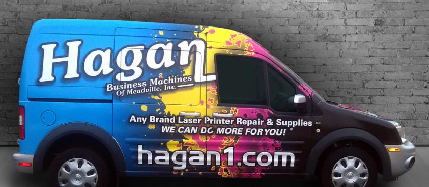 Hagan Business Machines Vehicle Wrap