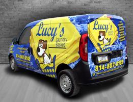 Lucy’s Laundry – Vehicle Wrap – Back