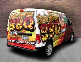 Smoky Martins BBQ – Vehicle Wrap (side/back view)