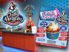 Chilly Penguin Frozen Yogurt – Logo/Signs/Ads