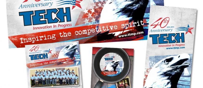 Tech Molding – 40th Anniversary – Banners/Cookbook/Ads/