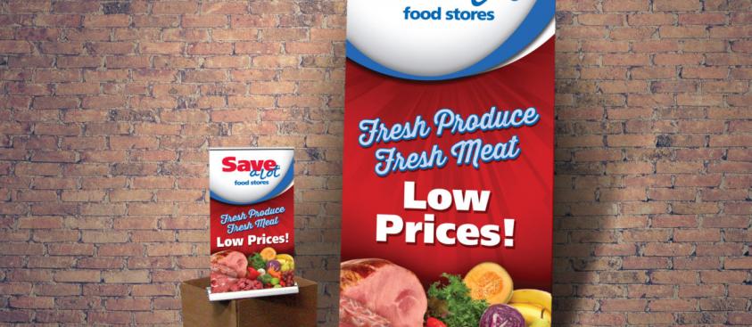 Save-A-Lot – Standing/Table Banners