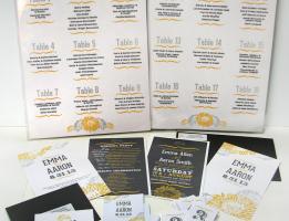 Emma & Aaron Wedding Invitations