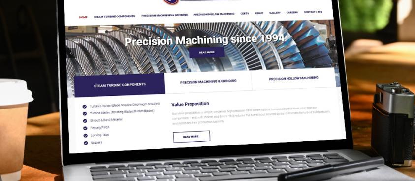 Precision Profiles, LLC – Website Design