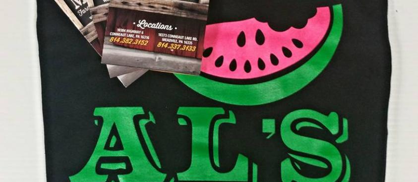 Al’s Melons Brochures & T-Shirts