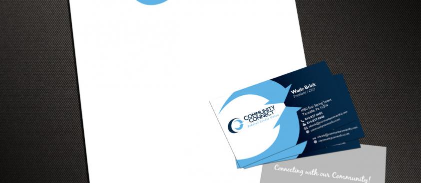 Community Connect Federal Credit Union – Letterhead, Business Card
