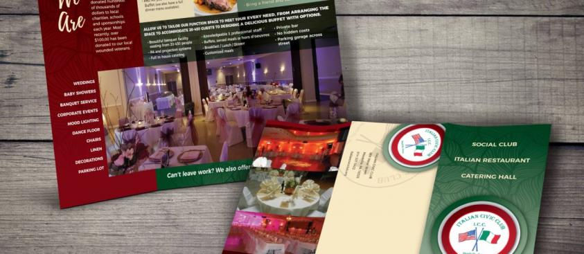 Italian Civic Club – Tri-fold Brochure