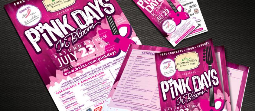 BVLAS Pink Days – Rack Card/Poster/Program