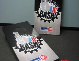 Blue Collar Bash Cornhole Board Graphics