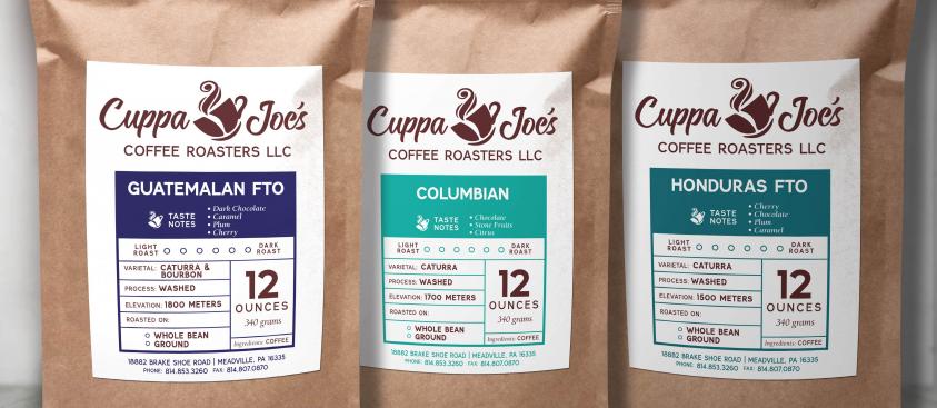 Cuppa Joe’s – coffee bags