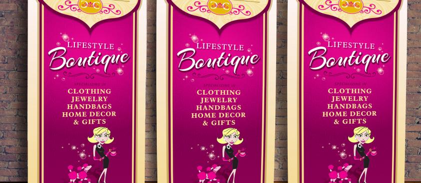 Chateau Christine – Standing Banners