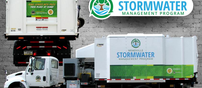 City of Meadville – Stormwater Large Leaf Vacuum Truck vehicle wrap