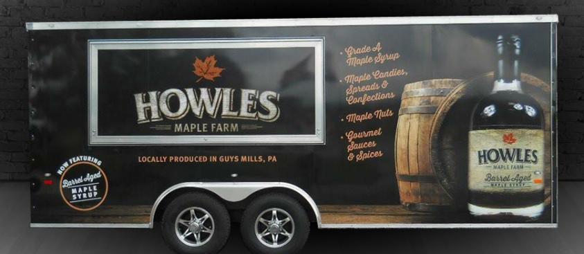 Howles Maple Farm Trailer Wrap