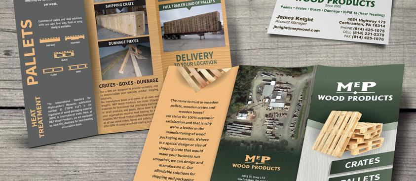 MEP Wood Products – Brochure and Business Card design