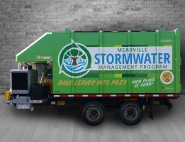 City of Meadville Stormwater Vehicle Wrap