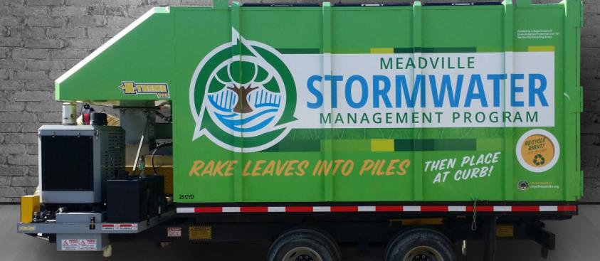 City of Meadville Stormwater Vehicle Wrap