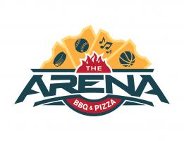 The Arena BBQ & Pizza – logo design