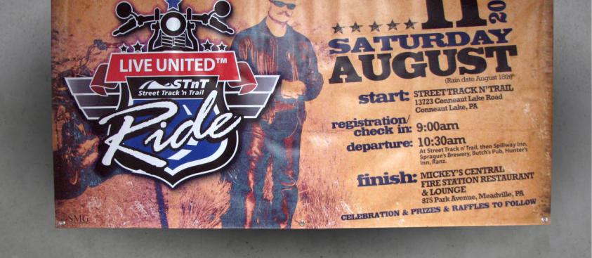 United Way/STNT – Ride Banner