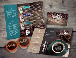 Cuppa Joe’s – brochure, k-cups, business card