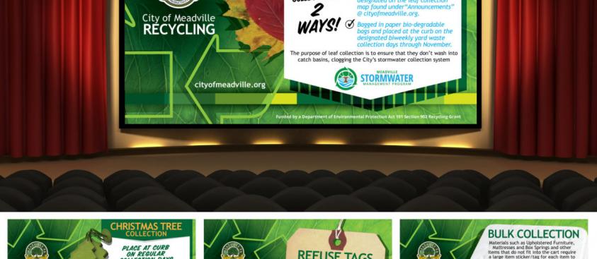 City of Meadville – Recycling Campaign Movie Theater Ads