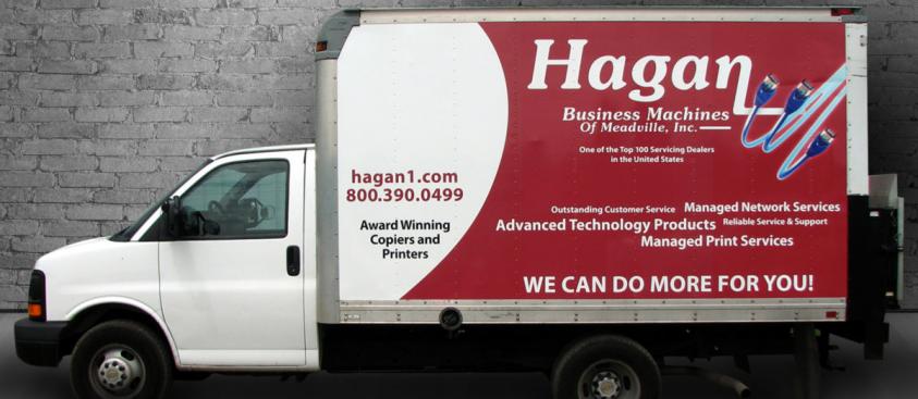 Hagan Business Machines Truck Wrap