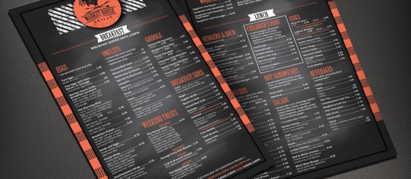 Market Grille – Menu