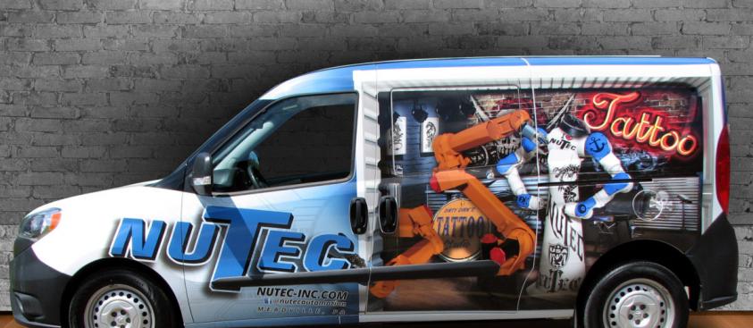 Nutec – Vehicle Wrap (side view)
