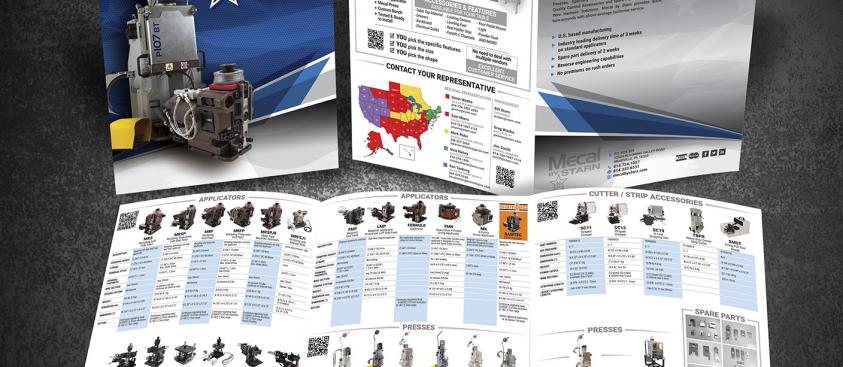 Mecal by Starn – trifold product catalog