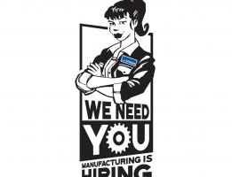 NTMA Manufacturing Maddie – logo/character