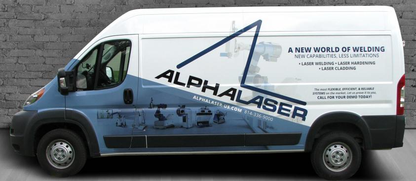 ALPHALASER – Vehicle Wrap 2