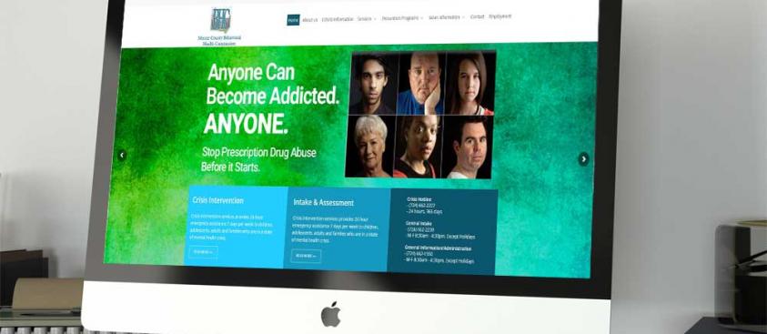 Mercer County BHC – website design