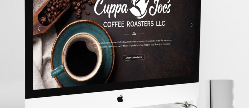 Cuppa Joe’s – website design