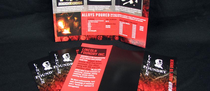Lincoln Foundry Tri-fold Brochure