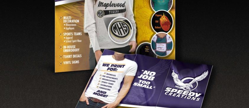 Speedy Creations – Trifold Brochure